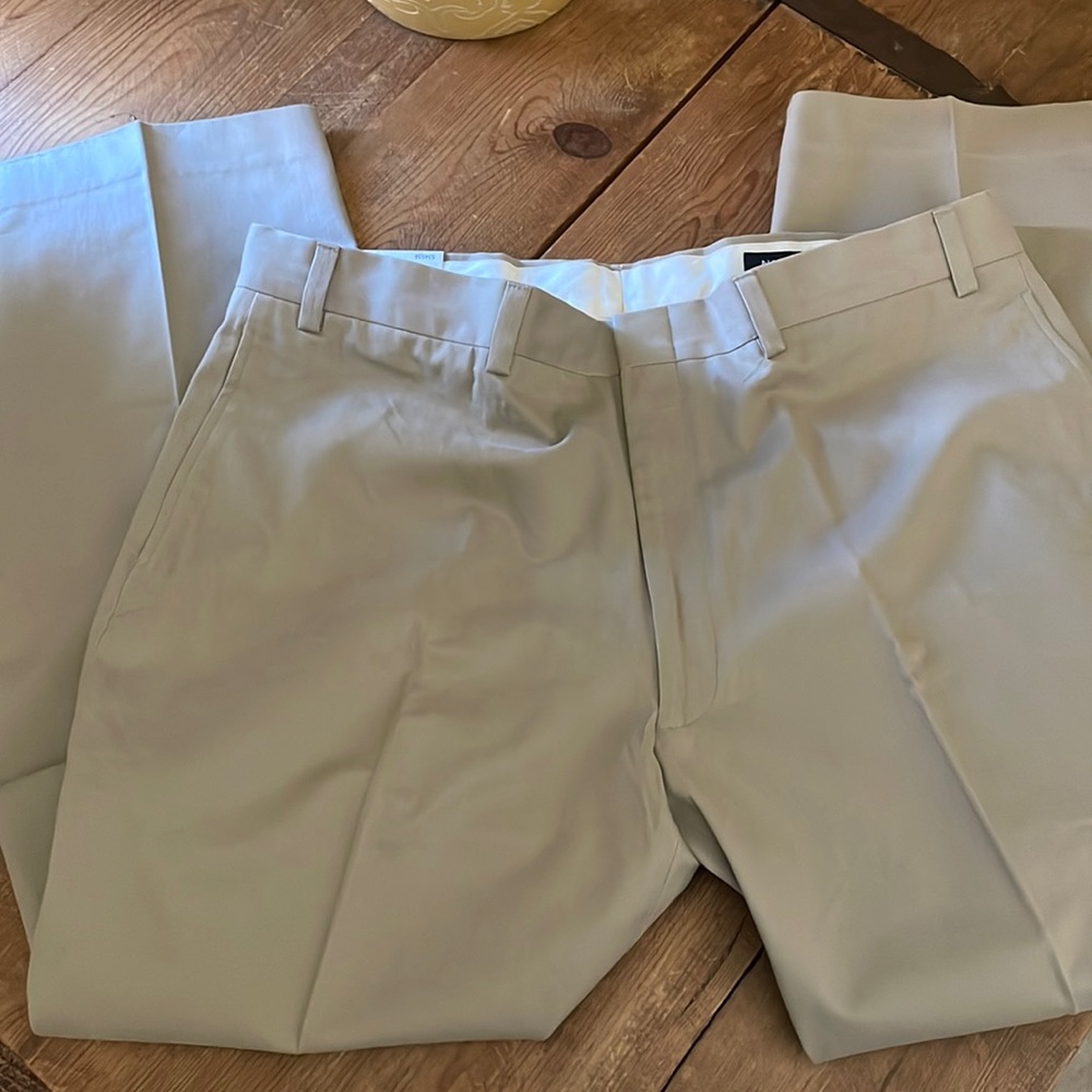 Mens Nautica Flat Front Pants